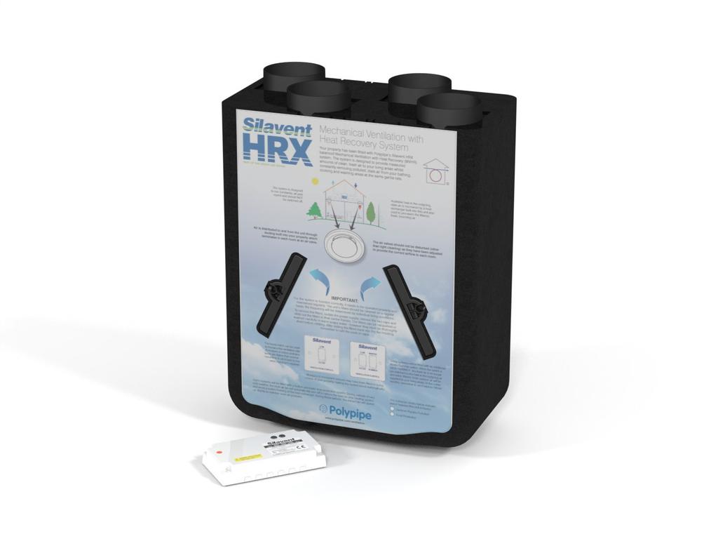 Green Line HRX Mechanical Ventilation with Heat Recovery appliance Installation and Operating Instructions Models: HRX-S, HRX-B, HRX-FP, HRX-BFP, HRX-FS, HRX-FB, HRX-FFP and HRX-FBFP These