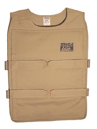 1941444 1000328032 SA11494 SteeleVest 4 Pocket Indura Cooling Vest Flame retardant cotton fabric; washable; absorbs condensation; lightweight; four side tabs and adjuster clips assure a good fit;