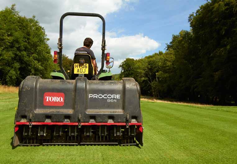 Moisture from summer showers or irrigation with nowhere to go except into the thatch will create and maintain surface wetness and high humidity, the ideal conditions for pathogen activity and
