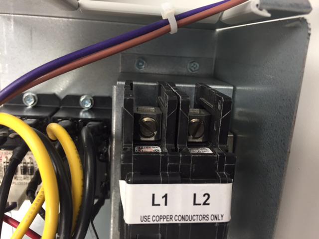 Electric heater relays and staging are factory pre -wired. The field connections are 2 simple steps: 1. Control wiring 2.