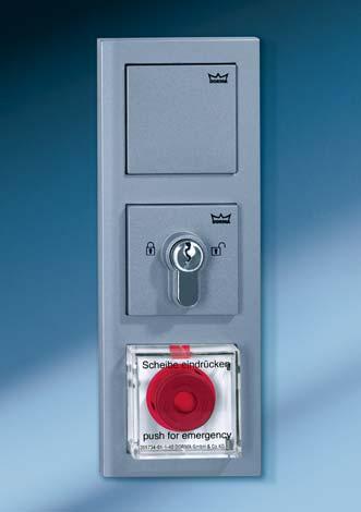 Electronic emergency exit control systems are best suited to satisfy these contradictory requirements.