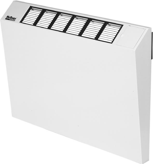 Units required as heating only are supplied with an insulated weather panel in the space that the cooling chassis normally occupies.