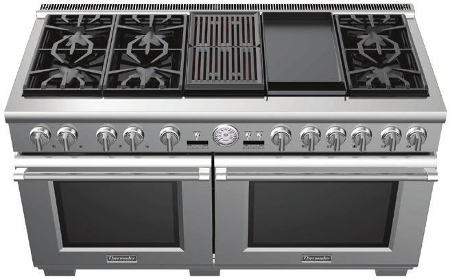 FEATURES & BENEFITS - Largest Pro Range Oven capacity in the industry @ 10.6 cu. ft.