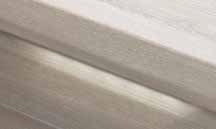 parts: This strip makes cleaning the staircase easier at the step / concrete wall transition.