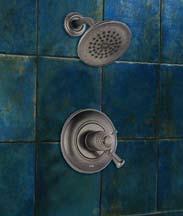 Thermostatic Shower Faucet T17T240-PT (shown in Aged Pewter ) 6