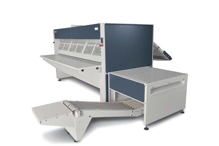 TSF3000Sheet folding machine» Plain packaging» Can be positioned in 4 different directions sliding stacking system» Touch screen controller» Data exchange via Ethernet and USP port» Speed Control» 2