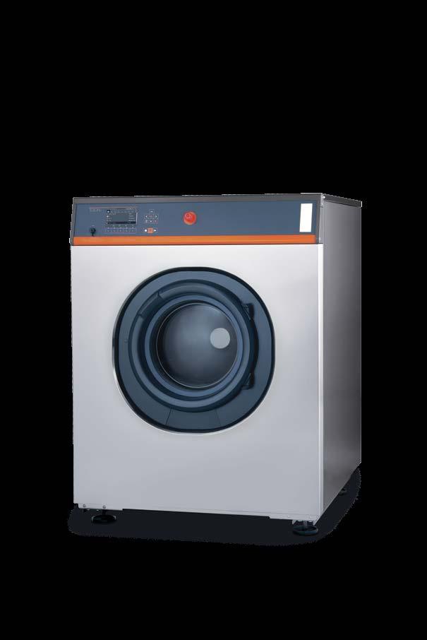 TWE40 Washer extractor Drum volume Capacity Heating System Processing time Motor power Heating element power Steam consumption Extraction force Width Depth Height 400 lt 40 kg 60 kg/h Steam and/or