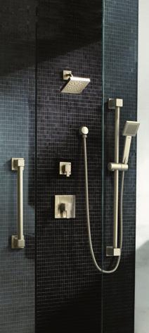 Moentrol with Transfer Valve or Annex Shower Rail options Overview Features Delivers the water flow and force consumers desire.