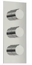 Mario Series - Shower Valves (2 Outlets) Dual handle thermostatic shower valve with diverter - round TMA-106 Price 316.00 120 120 215 178.5 178.5 215 173 173 1 bar 13.