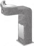 DRINKING FOUNTAINS :: 2017 3177 3202G 3377 3377BF 3380G CONCRETE PEDESTAL MOUNTED MODELS CONTINUED 3150 Hi-Lo, square, concrete w/exposed aggregate and low profile adjustable arm 4940.