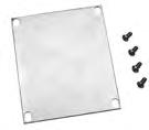 00 9 BP6 Back panel, satin stainless steel for 1001 and 1001MS 140.00 3 BP6HPS Back panel, high-polished stainless steel for 1001HPS and 1001HPSMS 380.