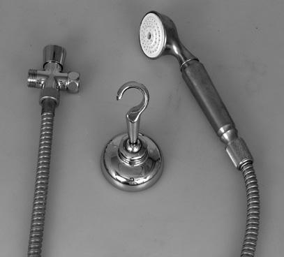 substitutions traditional hand shower kit- shower arm diverter and hook; includes: DIV-2003, WFL-9004, DS-4079,