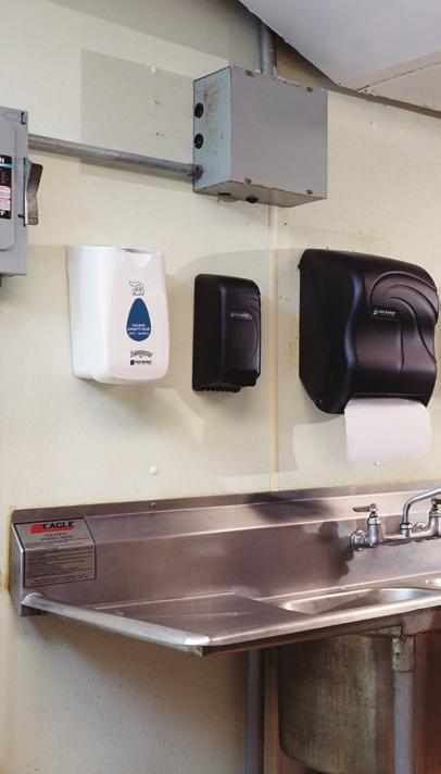 G080 Rely Manual Soap & Sanitizer Dispensers Available in 900 ml & 00 ml capacities and accepts bulk hand sanitizers, lotion and foam