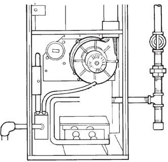 FURNACE Manual Main Gas Shut-off Valve May Be Located on the Left or Right Side MAIN MANUAL SHUT-OFF VALVE MAIN MANUAL SHUT-OFF VALVE DOWNFLOW FURNACE Manual Main Gas Shut-off Valve May Be Located on