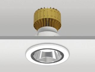Fixtures Round architectural downlight fixture - reduced