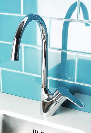 00 Tresco Stamford Single Hole Kitchen Sink Mixer with Pull-Out Shower
