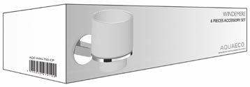 ACCESSORY SETS Windemere Wall Mounted Tumbler and Holder Wall