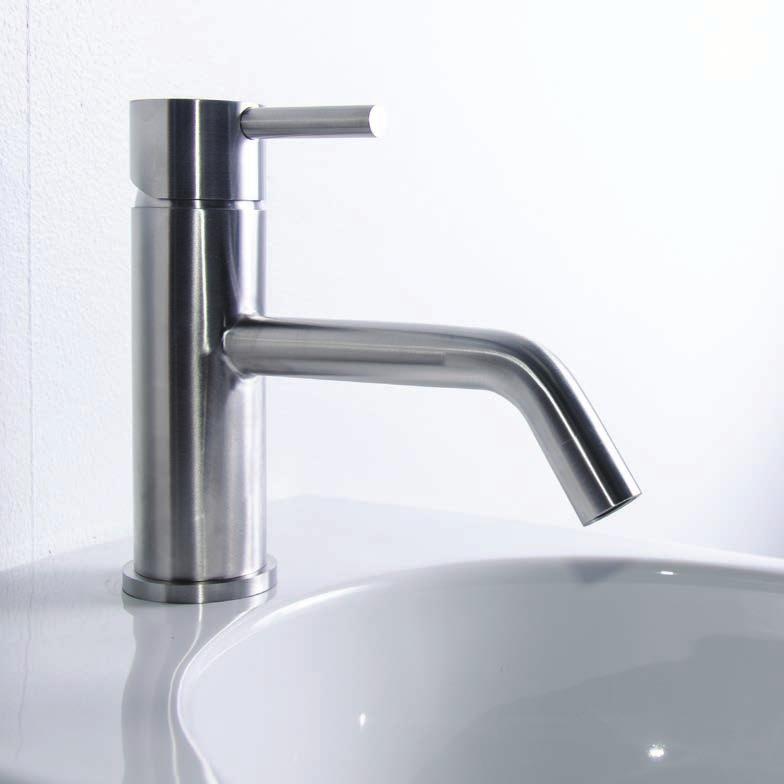00 Stainless Steel Concealed Basin Mixer without Pop-up Waste