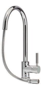 3 bar pressure required Lever action Spray and spout outlets Single flow 112 Height 745mm