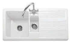 Colorado 100 Inset with drainer Colorado 150 Inset with drainer CO100 CO150 W 1010mm W 1010mm White Reversible 2 Semi-punched tap holes 90mm waste outlet for basket strainer waste Suitable for waste