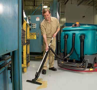 Reduce slips and falls with water recovery system that leaves floors