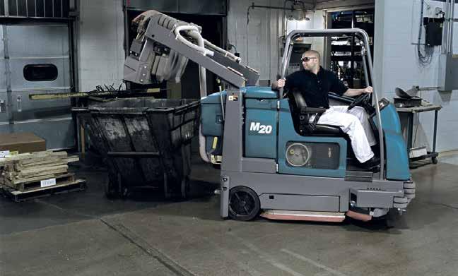 M20 INTEGRATED SCRUBBER-SWEEPER Benefit from