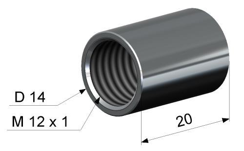 The sighting tubes are available in 3 different lengths: ACCTST20 ACCTST40 ACCTST88 20 mm 40 mm 88