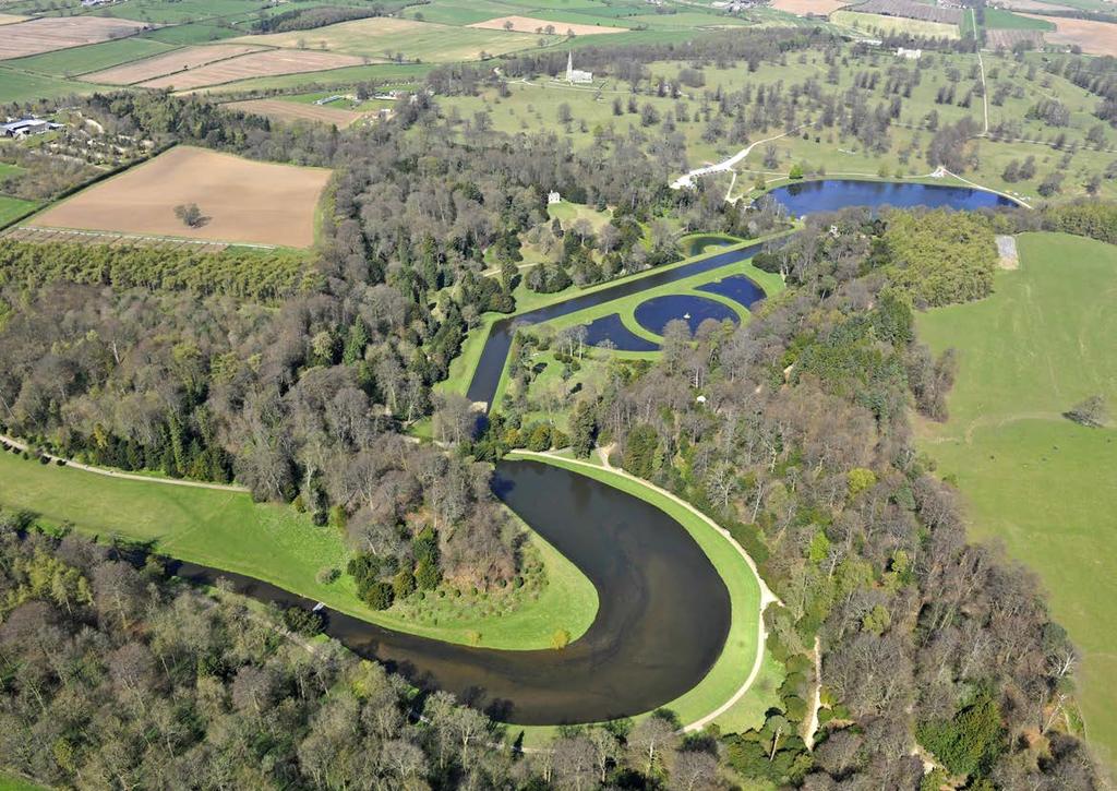 An aerial view of the water garden 22 World