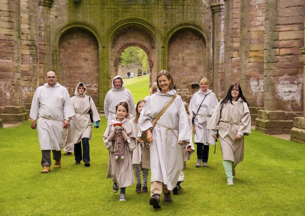A Day in the Life of a Monk family activity in the abbey