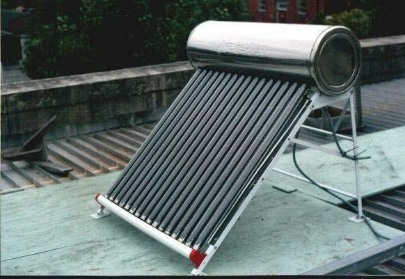 Fig. 1 The evacuated-tube thermal solar collector.