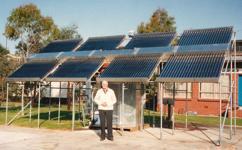 Roger Morse First documented solar water heater 1941 Leader CSIRO Energy