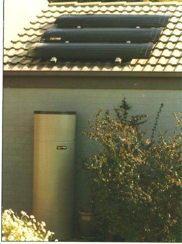 Bill Charters Solar boosted heat pump solar water heater