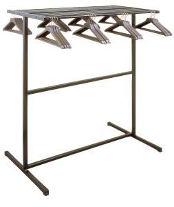 The racks fold in a snap to 21 x 81 and move through ordinary doorways or narrow corridors.