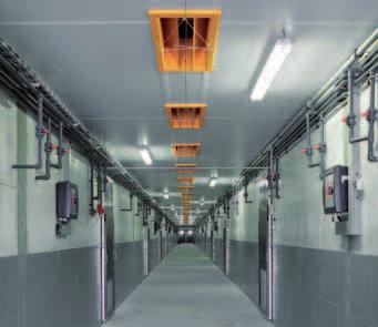 CL 1500 multi-purpose ceiling inlet The airflow is always guided along the ceiling, no matter if the inlet is only slightly or fully open. This is done to avoid draught in the animal area.
