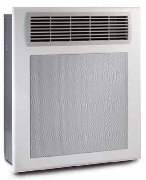 36 DEHUMIDIFIER Designed to be coupled to cooling plants with radiant panels, the dehumidifier allows to keep the percentage of relative humidity in the room within the comfort values, preventing the