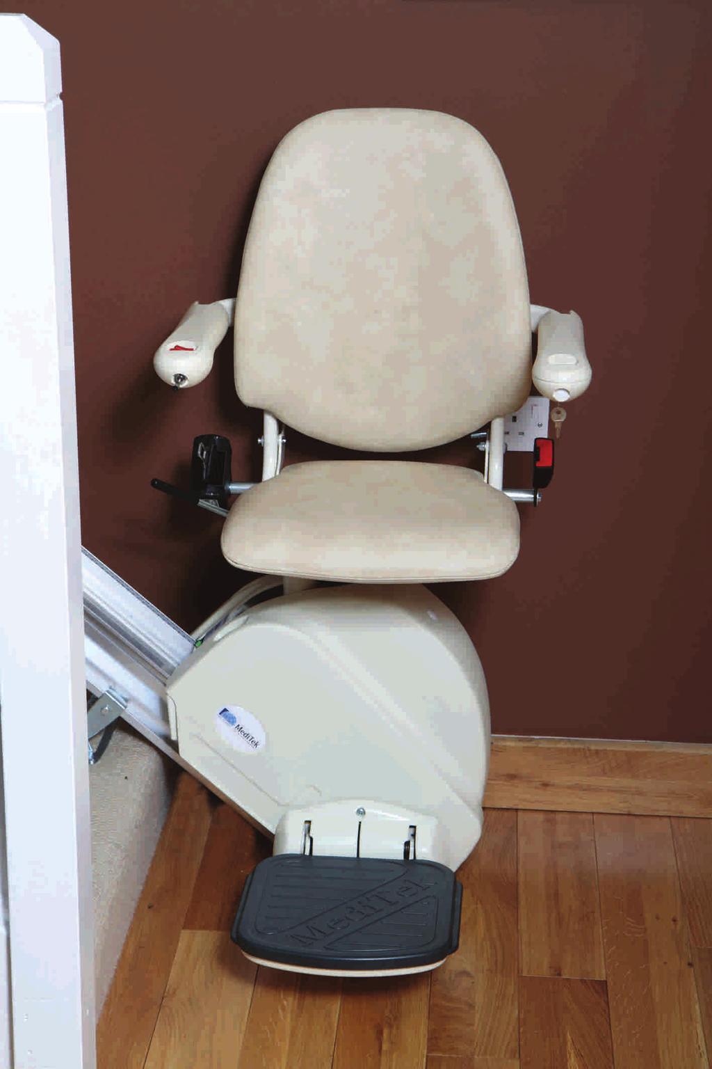 Everyone at MediTek understands the real difference assistive technologies, such as domestic stairlifts, can provide in helping to improve
