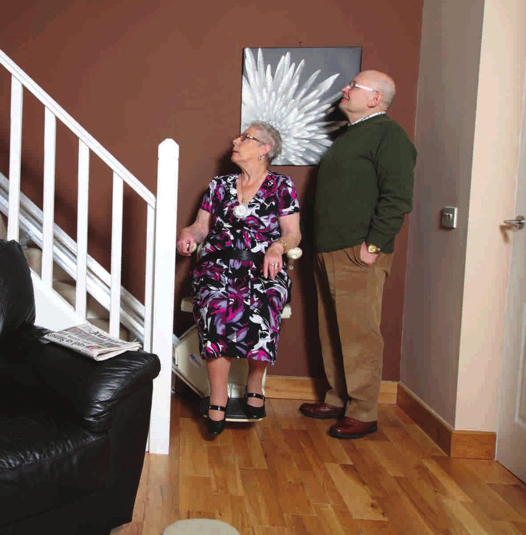 The MediTek stairlift range has been designed specifically for domestic application and will fit unobtrusively