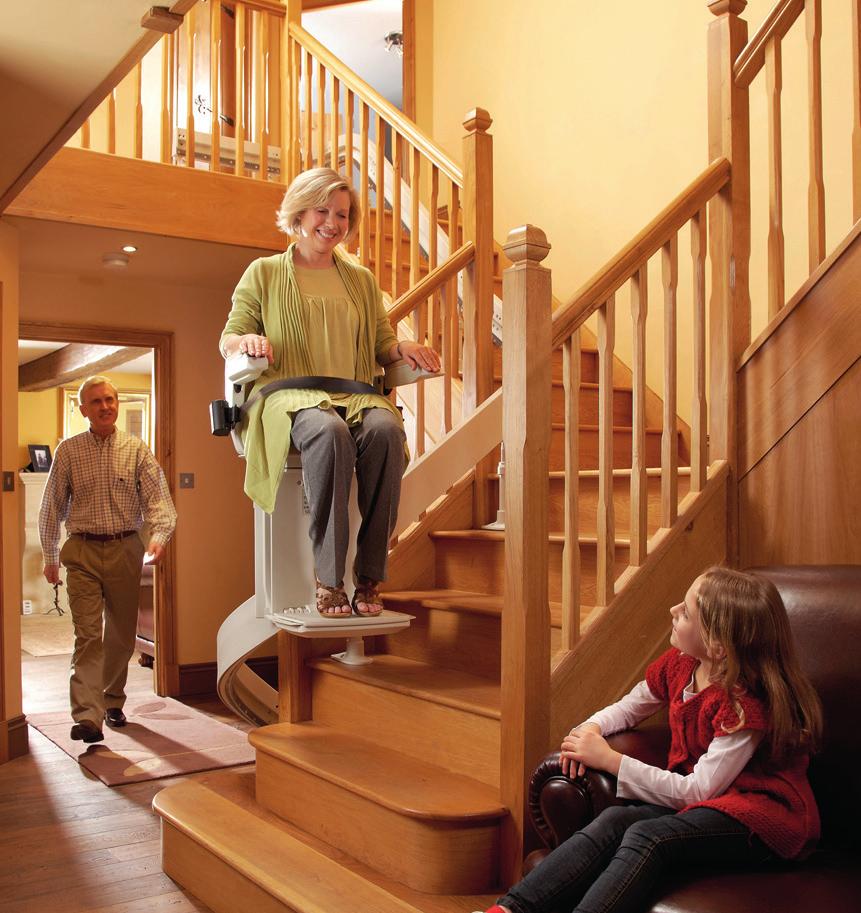 Simple, safe and stylish, Acorn Stairlifts give people the chance