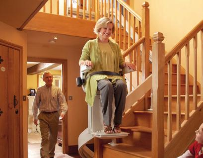 If you think your stairs are too narrow or awkward for a stairlift, you may be surprised by some of the newer, more versatile models available.