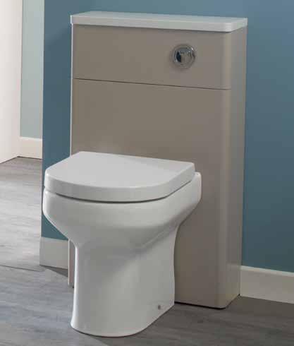 Comfort height WCs The comfort height close coupled or back to wall comfort WCs sit several centimetres taller than