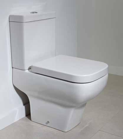 Space saving WC The Mini range of WCs are short projection, ideally suited to smaller bathrooms