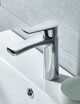 50 Octave basin mixer with click waste TR1060 Minimum recommended pressure 0.