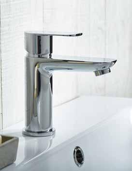 crew Crew basin mixer with click waste TR1025 Minimum recommended