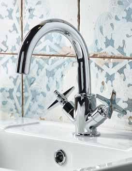 fairview Fairview basin mixer with click waste