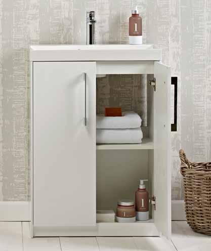 agile features Basin unit detail Stylishly understated, the agile basin unit has elegantly proportioned sides to the carcass and a