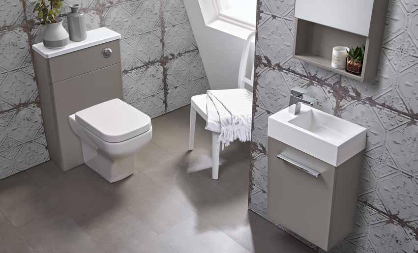 drive features Basin units At only 400mm wide the drive freestanding or wall mounted basin units are perfect for cloakrooms.