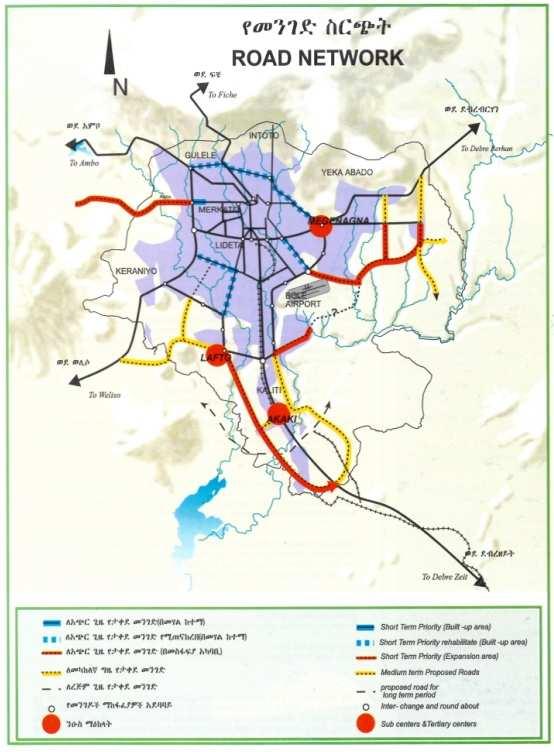 Coordinate land policy and mass transportation planning for a better integration and efficiency of mass transport corridors Develop at least 2 Way out roads on each direction