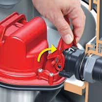 If the pump is at a standstill longer periods, it is even put into operation briefly once a week. Max.