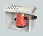 ..then pump your wastewater out using the lifting station Aqualift F, or the