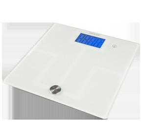 Weigh with analysis Intelligent scale works on the principle of analyzing biometric impedance.